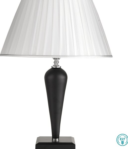 Λάμπα Επιτραπέζια Ondaluce Lg.Ravel/Nero TC.3120D40