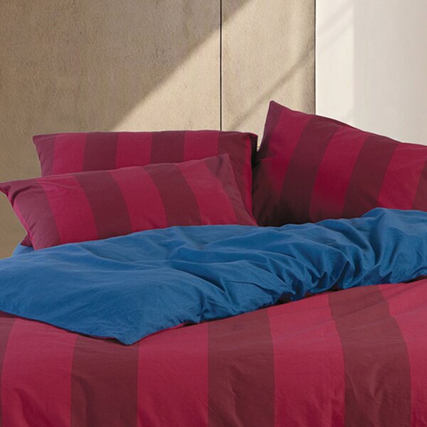 Μαξιλαροθήκη (52x72) Nef-Nef Homeware Casual Vertia Bordo