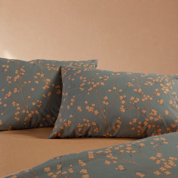 Μαξιλαροθήκη (52x72) Nef-Nef Homeware Floriva Green