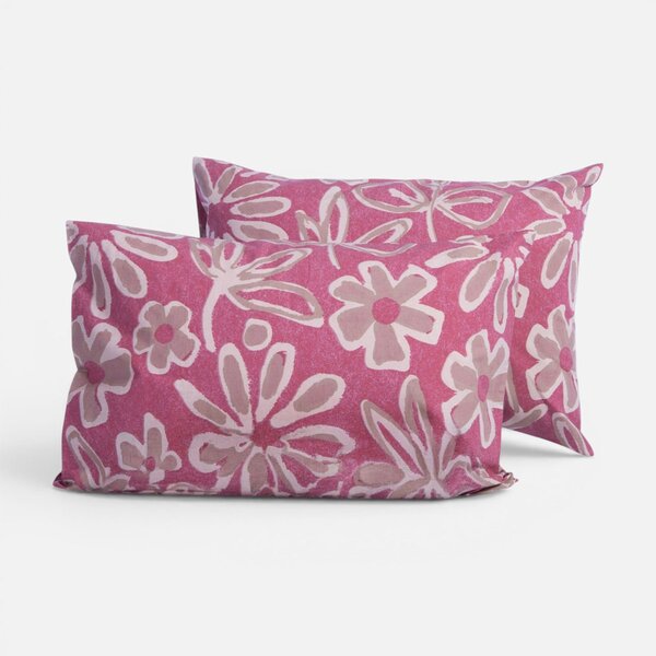Μαξιλαροθήκη (52x72) Nef-Nef Homeware Harmony Bordo