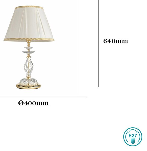 Λάμπα Επιτραπέζια Ondaluce Lg.1306 TC.3048D40