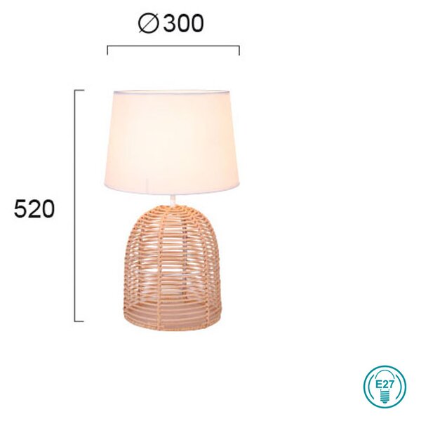 Λάμπα Επιτραπέζια Viokef Bell 4211600
