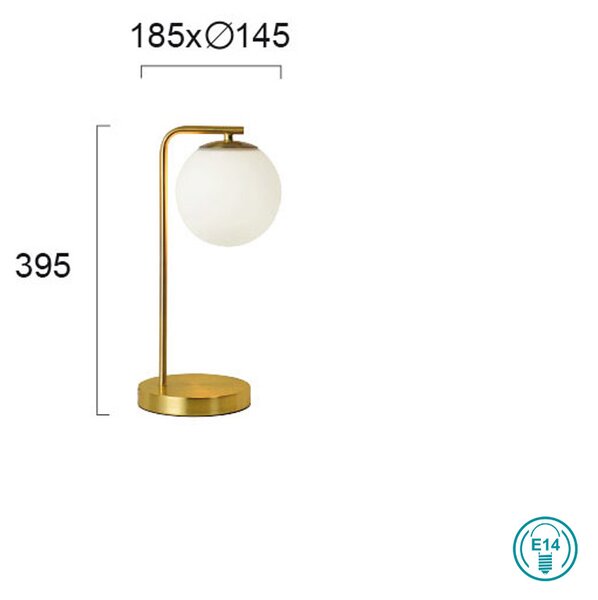 Πορτατίφ Viokef Anouk (Danae) 4219300 Χρυσό