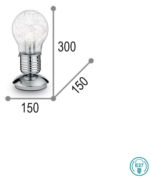 Πορτατίφ Ideal Lux Luce Max 033686