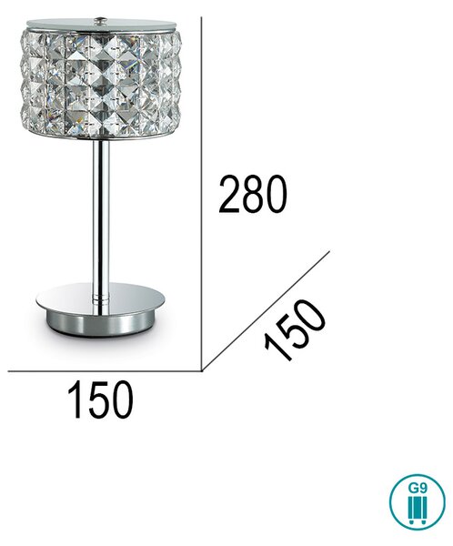 Λάμπα Επιτραπέζια Ideal Lux Roma 114620