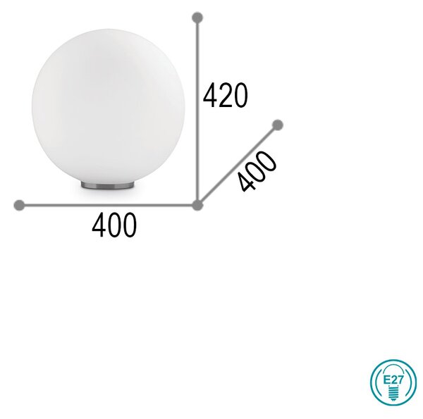 Πορτατίφ Ideal Lux Mapa Bianco 000206 D40