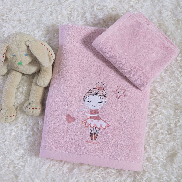 Παιδικές Πετσέτες (Σετ 2τμχ) Nef-Nef Homeware Baby Ballerine World 420gsm