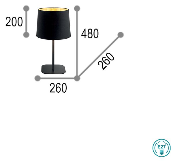 Πορτατίφ Ideal Lux Nordik 161686