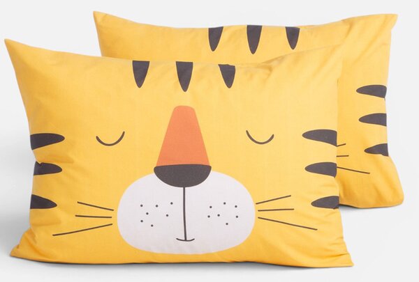 Παιδική Μαξιλαροθήκη (52x72) Nef-Nef Homeware Junior Happy Tiger