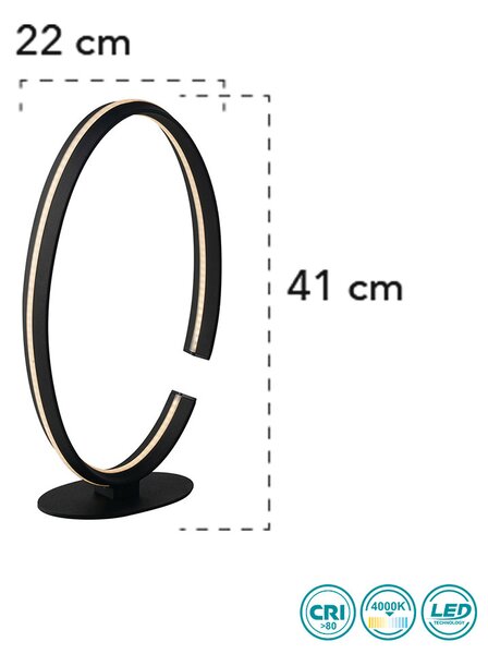 Λάμπα Επιτραπέζια Fan Europe Clarke-L 8031414871544
