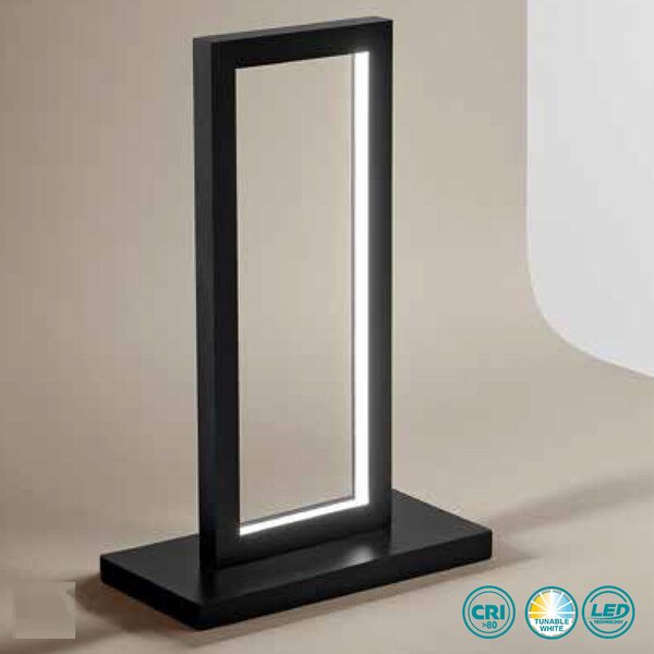 Λάμπα Επιτραπέζια Perenz Cross 6597NCT Μαύρο
