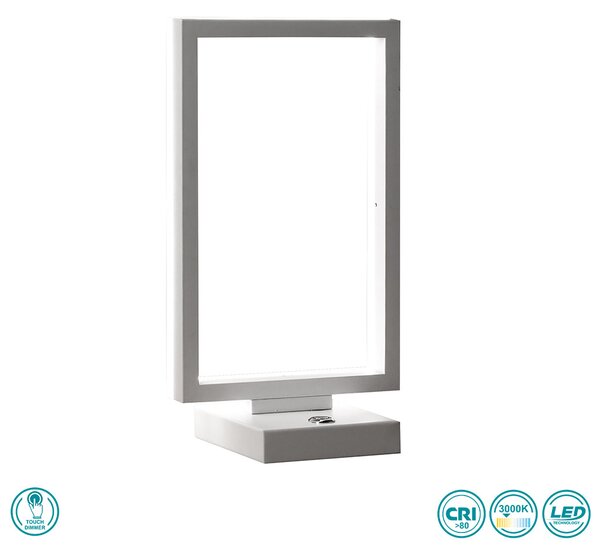 Λάμπα Επιτραπέζια Fabas Luce Bard 3394-30-102 Λευκό