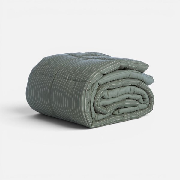 Πάπλωμα Μονό (160x220) 2 Όψεων Nef-Nef Homeware Chroma Forest Green