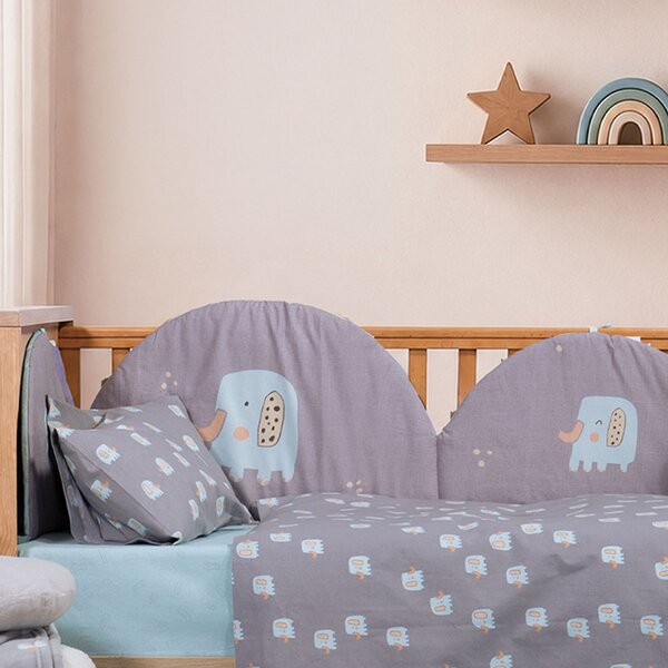 Πάντα Κούνιας (187x40) Nef-Nef Homeware Baby Elephants 26