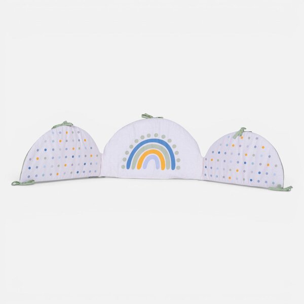 Πάντα Κούνιας (187x40) Nef-Nef Homeware Baby Dots Ecru/Green