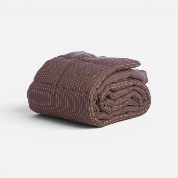 Πάπλωμα Μονό (160x220) 2 Όψεων Nef-Nef Homeware Chroma Coffee