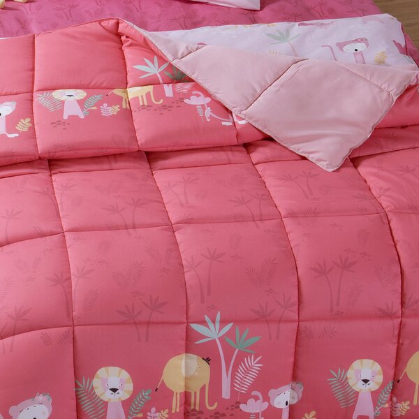 Πάπλωμα Μονό (160x220) 2 Όψεων Nef-Nef Homeware Junior Wild & Sweet