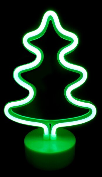 Χριστουγεννιάτικο Δεντράκι Με 44 Led Φωτάκια Aca Neon White Tree X04445306