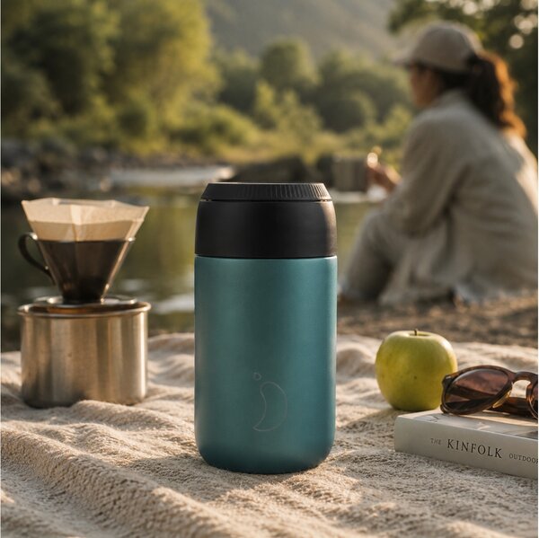Ποτήρι Θερμός Series 2 Metallic Chilly's με χωρητικότητα 340ml και διατήρηση θερμοκρασίας 4h ζεστό - Atlantis
