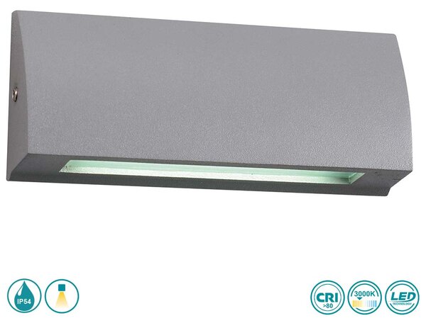 Απλίκα Εξωτερικού Χώρου Viokef Tech 4155900 Γκρι