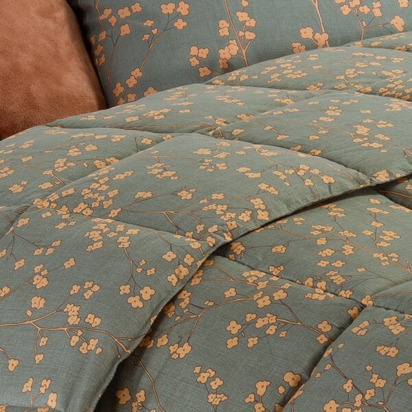 Πάπλωμα Υπέρδιπλο (240x220) Nef-Nef Homeware Floriva Green