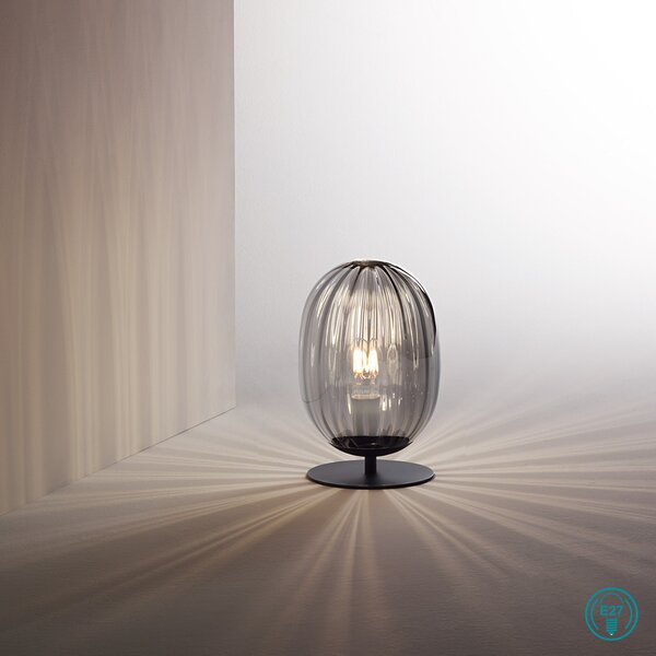 Λάμπα Επιτραπέζια Fabas Luce Infinity 3519-30-126 Φυμέ