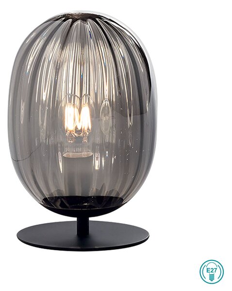 Λάμπα Επιτραπέζια Fabas Luce Infinity 3519-30-126 Φυμέ