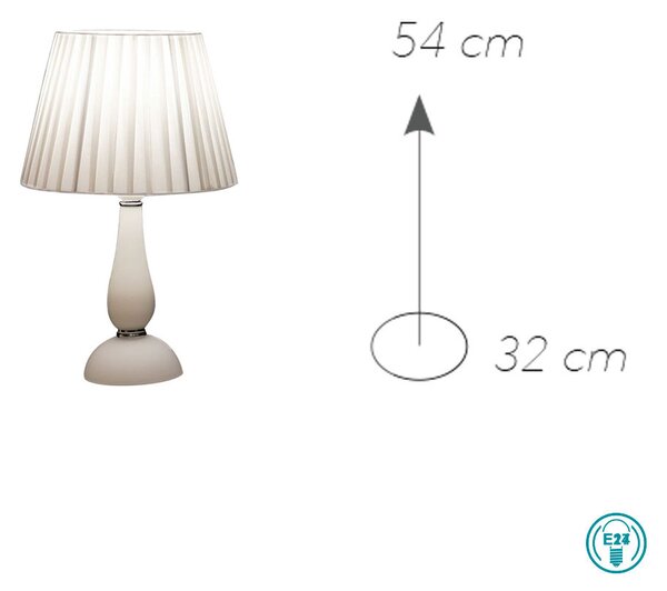 Λάμπα Επιτραπέζια Fan Europe Alfiere-L1 BCO 8031414863822 Λευκή