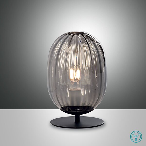 Λάμπα Επιτραπέζια Fabas Luce Infinity 3519-30-126 Φυμέ
