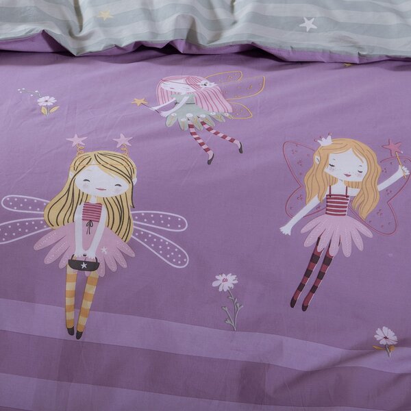 Παπλωματοθήκη Μονή (Σετ 160x240) 2 Όψεων Nef-Nef Homeware Junior Fairy Tale