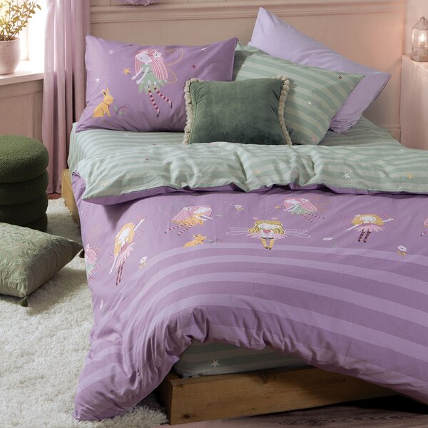 Παπλωματοθήκη Μονή (Σετ 160x240) 2 Όψεων Nef-Nef Homeware Junior Fairy Tale