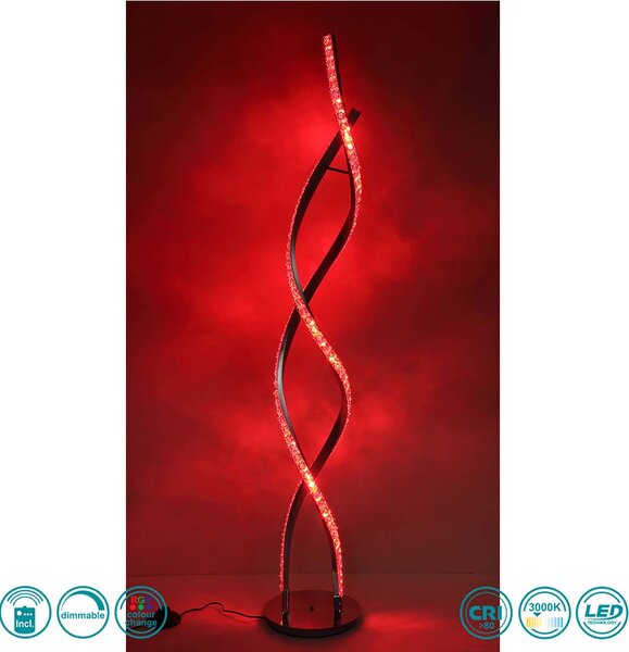 Φωτιστικό Δαπέδου Globo Lighting Pilla 67109-24S Χρώμιο