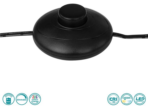Φωτιστικό Δαπέδου Globo Lighting Pilla 67109-24S Χρώμιο