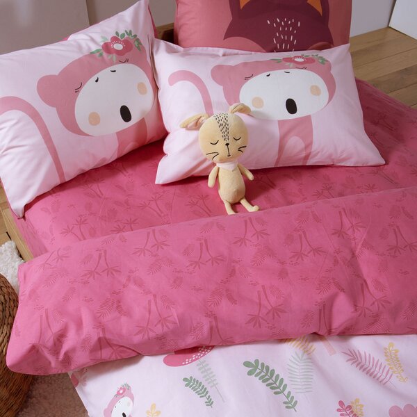 Παπλωματοθήκη Μονή (Σετ 160x240) 2 Όψεων Nef-Nef Homeware Junior Wild & Sweet