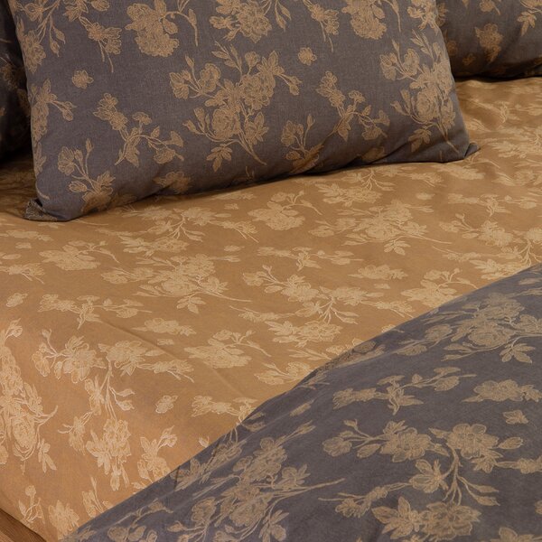 Παπλωματοθήκη Μονή (Σετ 170x240) 2 Όψεων Nef-Nef Homeware Dream Brown