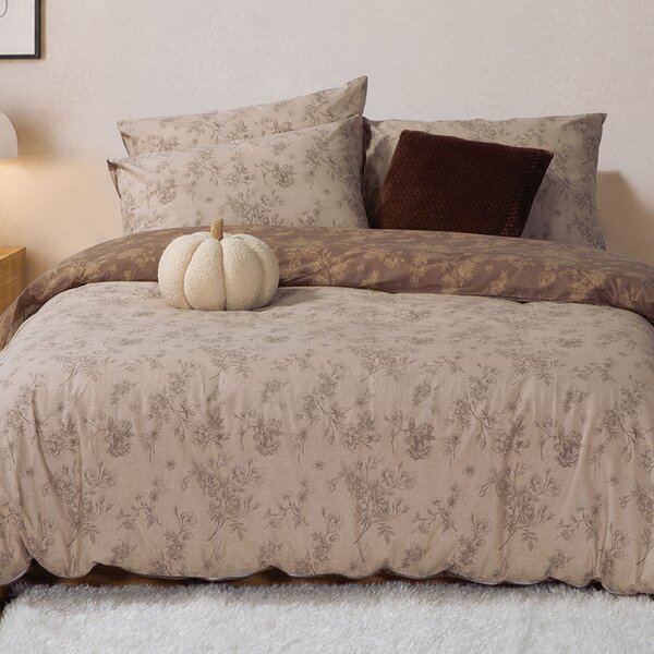 Παπλωματοθήκη Μονή (Σετ 170x240) 2 Όψεων Nef-Nef Homeware Dream Ecru