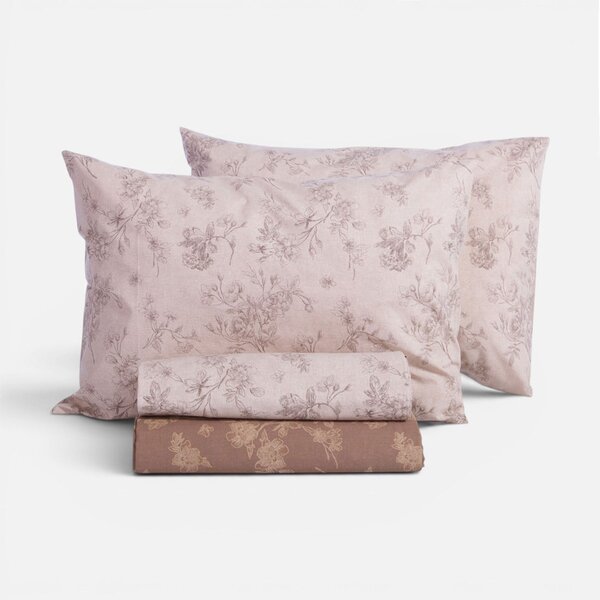 Παπλωματοθήκη Μονή (Σετ 170x240) 2 Όψεων Nef-Nef Homeware Dream Ecru