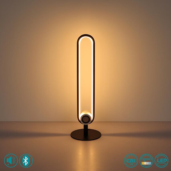 Φωτιστικό Πορτατιφ Globo Lighting Toppole 58007TL Μαύρο