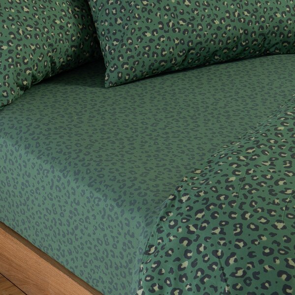 Παπλωματοθήκη Μονή (Σετ 170x240) 2 Όψεων Nef-Nef Homeware Wild Green