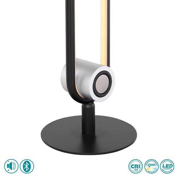 Φωτιστικό Πορτατιφ Globo Lighting Toppole 58007TL Μαύρο