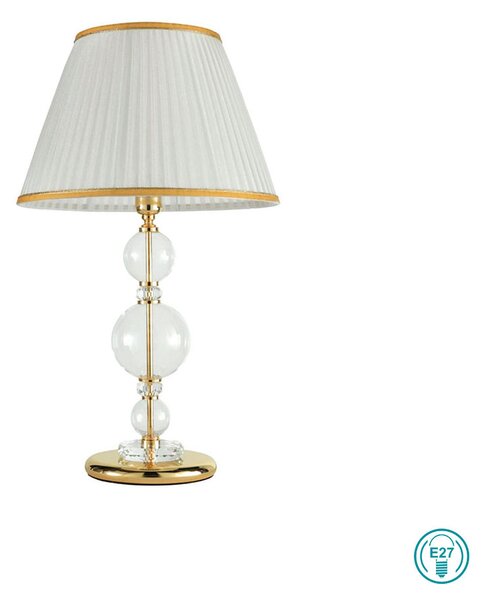 Λάμπα Επιτραπέζια Ondaluce Lg.Bach ORO TC.3530D40 Διάφανη-Χρυσή