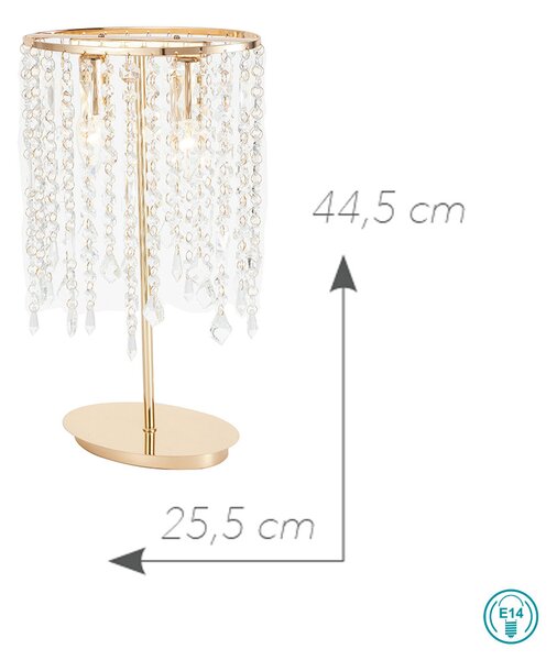 Λάμπα Επιτραπέζια Fan Europe Breeze/L2 ORO 8031414865963 Χρυσή