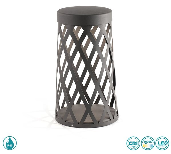 Φωτιστικό Επιδαπέδιο Εξωτερικού Χώρου Faro Shadow 72312 Ανθρακί