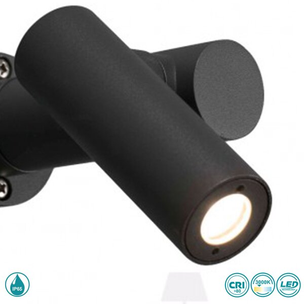 Απλίκα Εξωτερικού Χώρου Faro Spy-1 70782 Ανθρακί