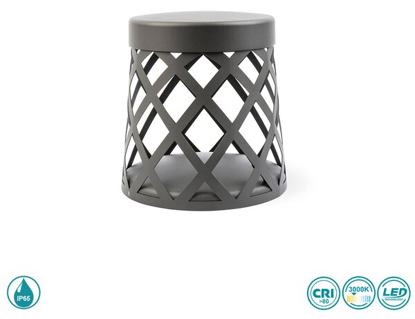 Φωτιστικό Επιδαπέδιο Εξωτερικού Χώρου Faro Shadow 72311 Ανθρακί