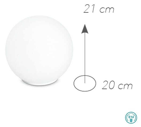 Λάμπα Επιτραπέζια Fan Europe Lampd-L20 BCO City 8031439181260