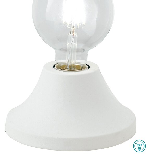 Λάμπα Επιτραπέζια Fan Europe Vesevus-L BCO 8031414863372 Λευκή