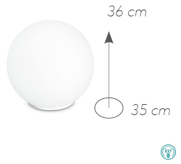Λάμπα Επιτραπέζια Fan Europe Lampd-L35 BCO City 8031434781212
