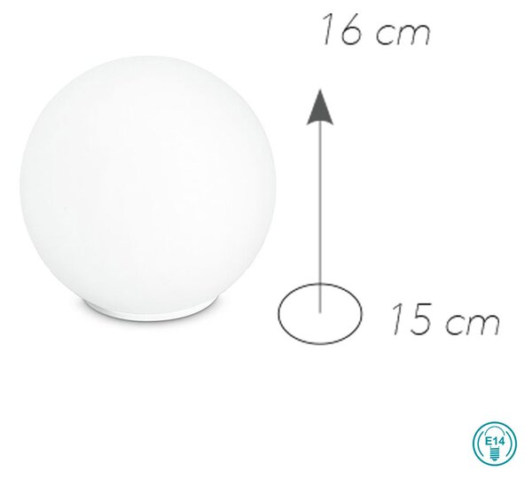 Λάμπα Επιτραπέζια Fan Europe Lampd-L15 BCO City 8031434791211