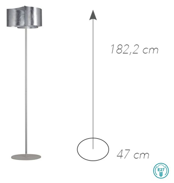 Φωτιστικό Δαπέδου Fan Europe Imagine-PT-SIL 8031440358224 Χρώμιο